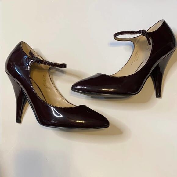 Colin Stuart Plum Deep Purple Pointed Heel - Picture 1 of 9